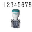 40208 - Traditional Number Stamp (8-Band, Size 3) #40208