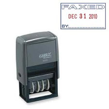 Faxed Self-Inking Message Date Stamp (#40320)