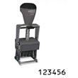 Self-Inking Number Stamp (6-Band, Size 1) #40220