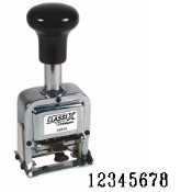 Automatic Number Stamp (8-Band, Size 1) #40244
