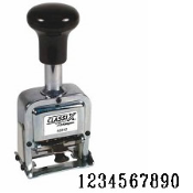 Automatic Number Stamp (10 Band, Size 1) #40246