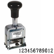 Automatic Number Stamp (12-Band, Size 1) #40248