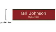 W210 - 2"x10" Name Plate & Wall Holder