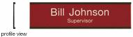2"x10" Name Plate & Wall Holder